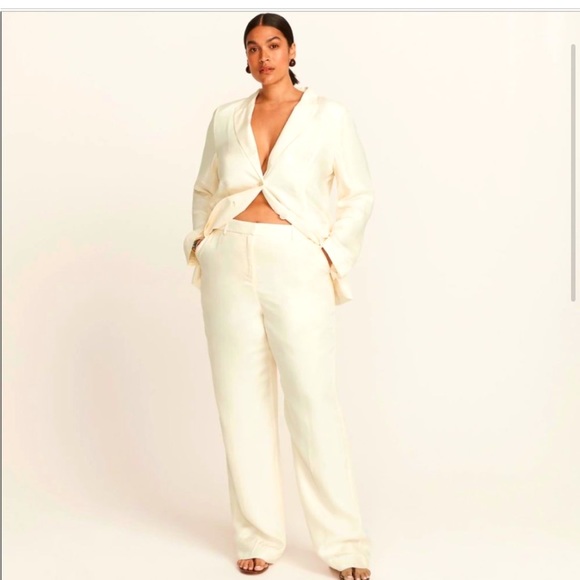 J. Crew Pants - J. Crew NWT Drapey Cupro Trouser in Cornsilk Size 18